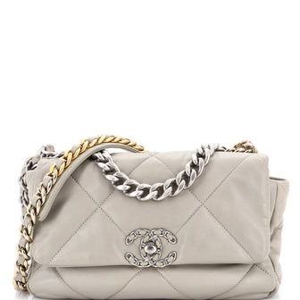 Chanel 19 Flap Bag Quilted Leather Medium