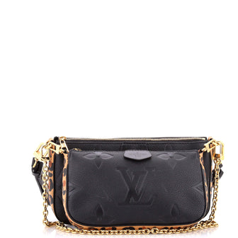 Louis Vuitton Multi Pochette Accessoires Wild at Heart Monogram Empreinte Giant