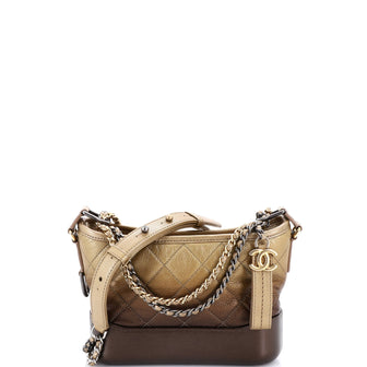 Chanel Gabrielle Hobo Quilted Ombre Goatskin Small