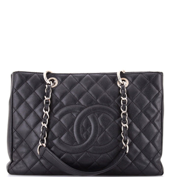 Chanel Grand Shopping Tote Quilted Caviar