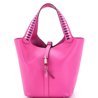 Hermes Picotin Lock Bag Tressage Epsom MM