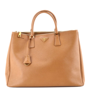 Prada Double Zip Lux Tote Saffiano Leather Large