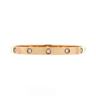 Cartier Love 10 Diamond Bracelet 18K Yellow Gold with Diamonds