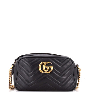 Gucci GG Marmont Shoulder Bag Matelasse Leather Small