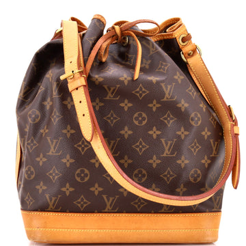 Louis Vuitton Noe Handbag Monogram Canvas Large