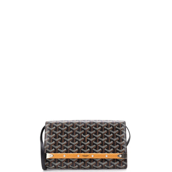 Goyard Monte Carlo Clutch with Strap Coated Canvas PM