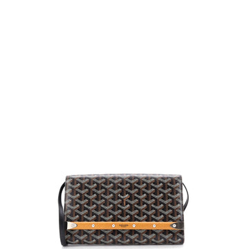 Goyard Monte Carlo Clutch with Strap Coated Canvas PM