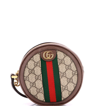 Gucci Ophidia Round Backpack GG Coated Canvas Mini