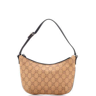 Gucci Vintage Pochette Shoulder Bag GG Canvas Small