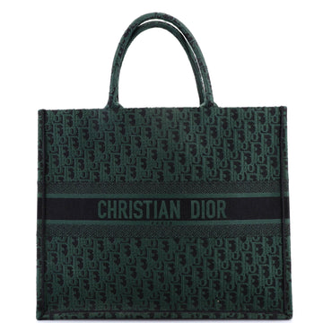 Christian Dior Book Tote Oblique Canvas Large