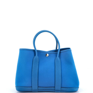 Hermes Garden Party Tote Toile and Leather 30