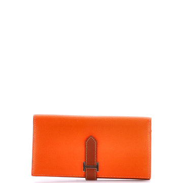 Hermes Bearn Wallet Chevre Mysore Long