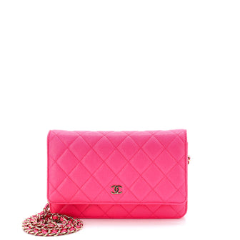Chanel Wallet on Chain Quilted Caviar