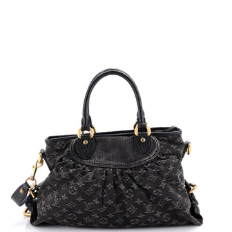 Louis Vuitton Neo Cabby Handbag Denim MM