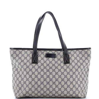 Gucci Plus Tote GG Coated Canvas with Leather Medium