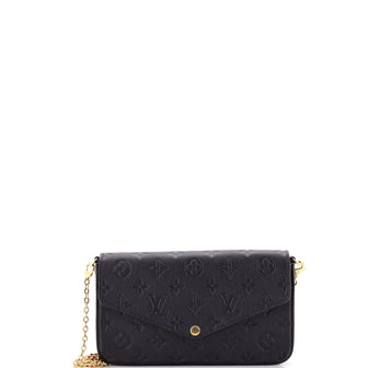 Louis Vuitton Felicie Pochette Monogram Empreinte Leather