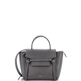Celine Belt Bag Textured Leather Nano