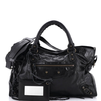 Balenciaga City Classic Studs Bag Leather Medium
