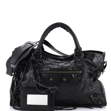 Balenciaga City Classic Studs Bag Leather Medium