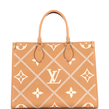 Louis Vuitton OnTheGo Tote Monogram Empreinte Giant Broderies MM