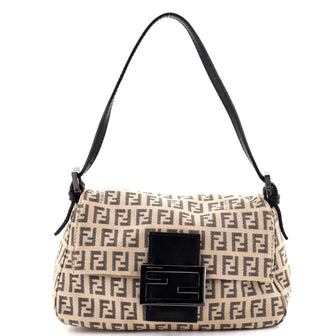 Fendi Mama Forever Bag Zucchino Canvas Mini