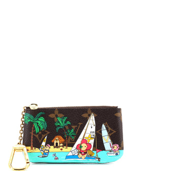 Louis Vuitton Key Pouch Limited Edition Vivienne Xmas Monogram Canvas