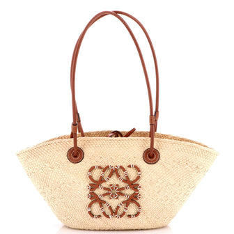 Loewe Anagram Basket Tote Raffia Small
