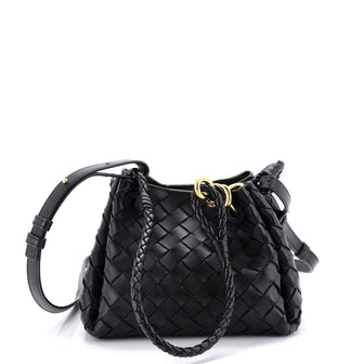 Bottega Veneta Parachute Handle Bag Intrecciato Leather Small