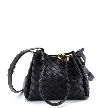 Bottega Veneta Parachute Handle Bag Intrecciato Leather Small