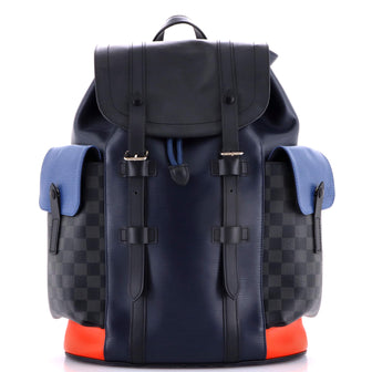 Louis Vuitton Christopher Backpack Epi Leather with Damier Graphite PM