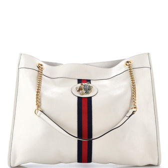 Gucci Rajah Chain Tote Leather Large