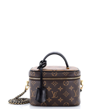 Louis Vuitton Vanity Handbag Reverse Monogram Canvas PM