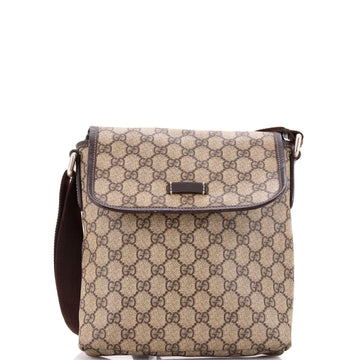 Gucci Flap Messenger GG Coated Canvas Small