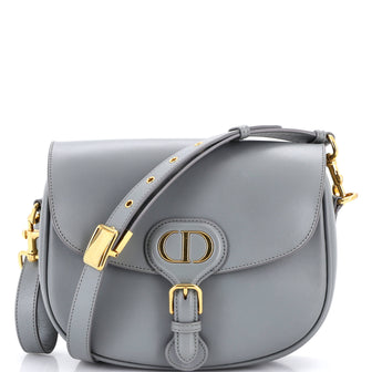 Christian Dior Bobby Flap Bag Leather Medium