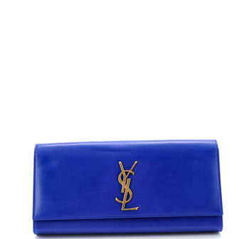Saint Laurent Classic Monogram Clutch Leather Long