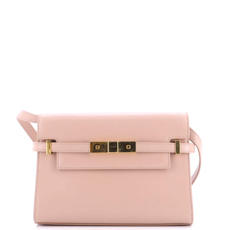 Saint Laurent Manhattan Shoulder Bag Leather Small