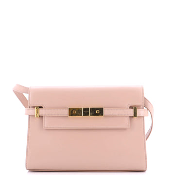 Saint Laurent Manhattan Shoulder Bag Leather Small