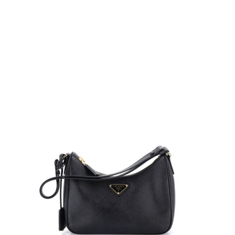 Prada Re-Edition Hobo Saffiano Leather Mini
