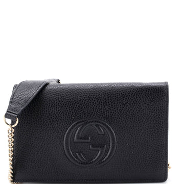 Gucci Soho Wallet on Chain Leather