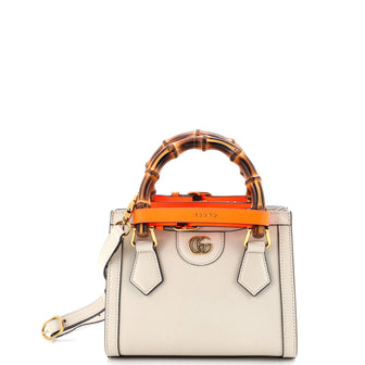 Gucci Diana NM Bamboo Handle Tote Leather Mini
