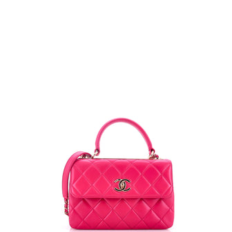 Chanel Trendy CC Top Handle Bag Quilted Lambskin Small