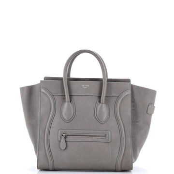 Celine Luggage Bag Grainy Leather Mini