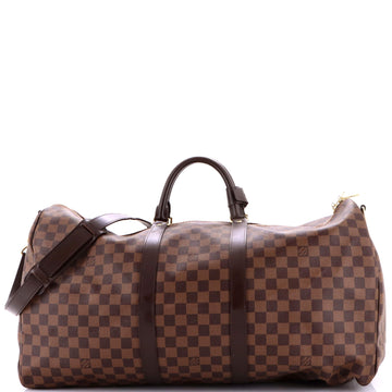 Louis Vuitton Keepall Bandouliere Bag Damier 55