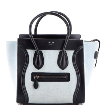 Celine Luggage Bag Grainy Leather Mini