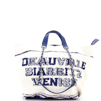 Chanel Venise Biarritz Shopping Tote Terry Cloth Large
