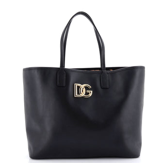 Dolce & Gabbana Fefe Shopper Tote Leather Medium