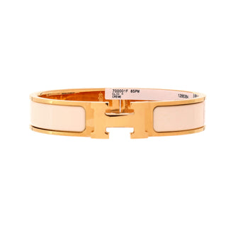 Hermes Clic H Bracelet Enamel Narrow