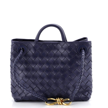 Bottega Veneta Andiamo Top Handle Bag Intrecciato Nappa Small