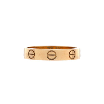Cartier Love Wedding Band Ring 18K Yellow Gold