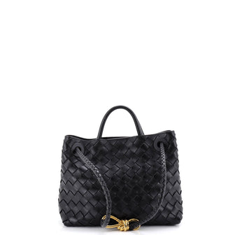 Bottega Veneta Andiamo Top Handle Bag Intrecciato Nappa Small
